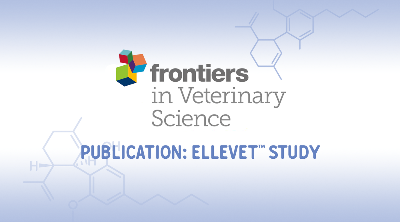 publication, ellevet study, vet science, frontiers in veterinary, study cover