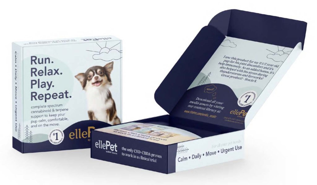 New “ellePet” Line Of Pet CBD Products For Retail Stores