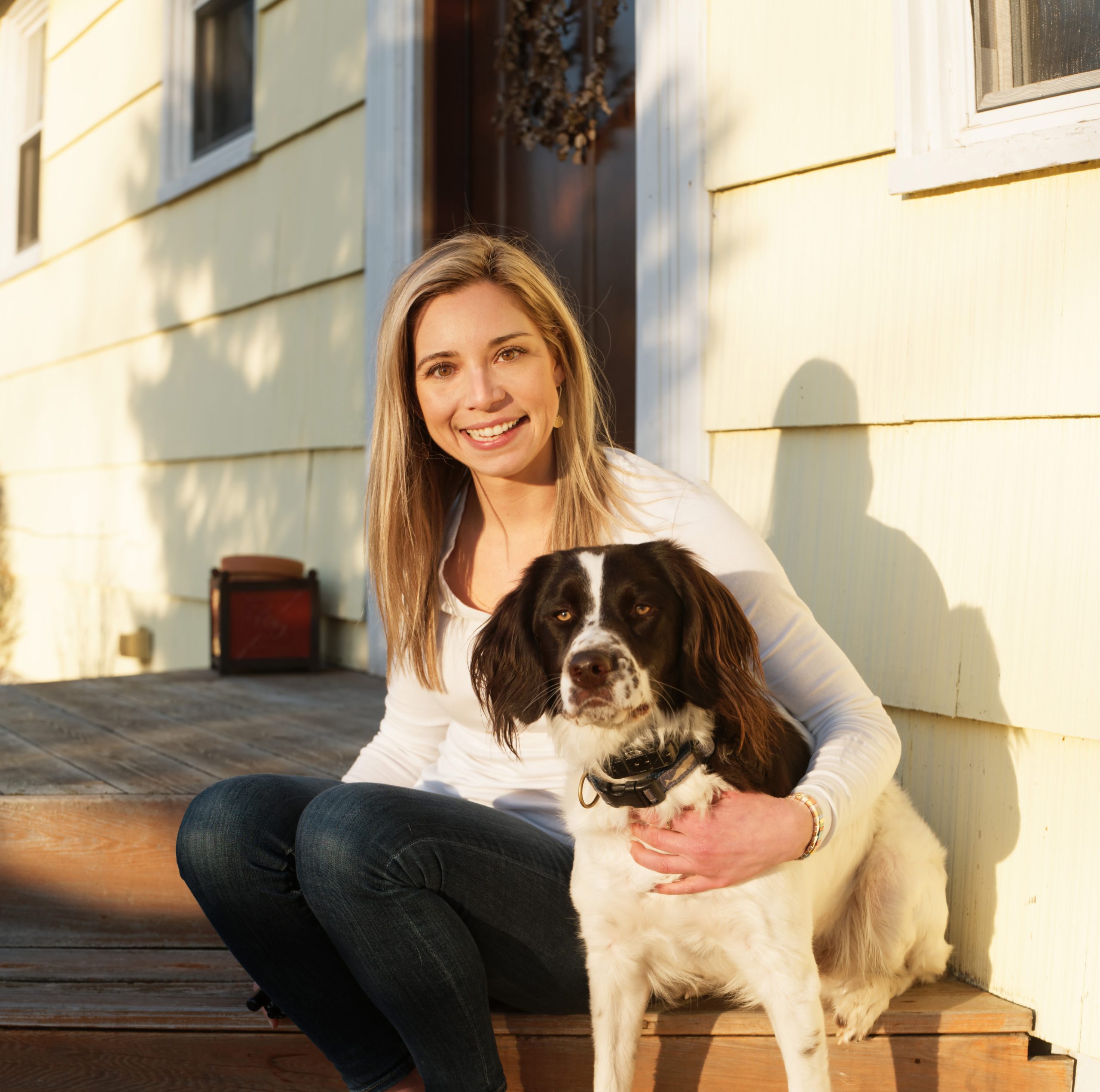 Haley with Dog