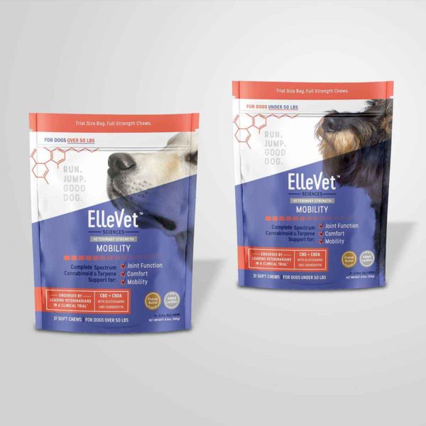 ElleVet Hemp CBD + CBDA Chews - Trial Bag