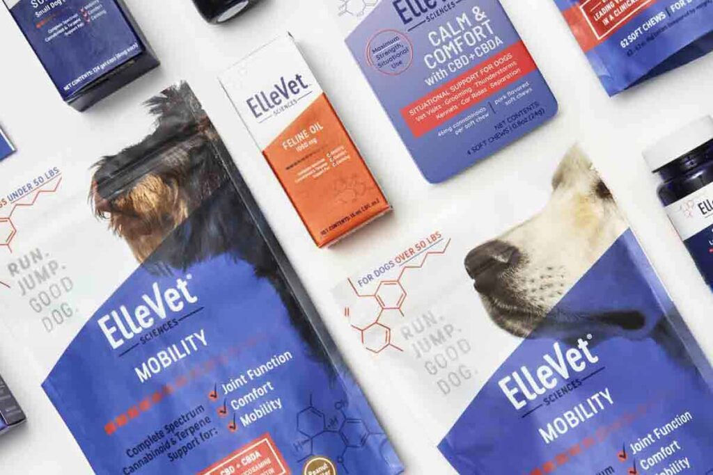 CBD oil, chews, and soft gels for dogs and cats
