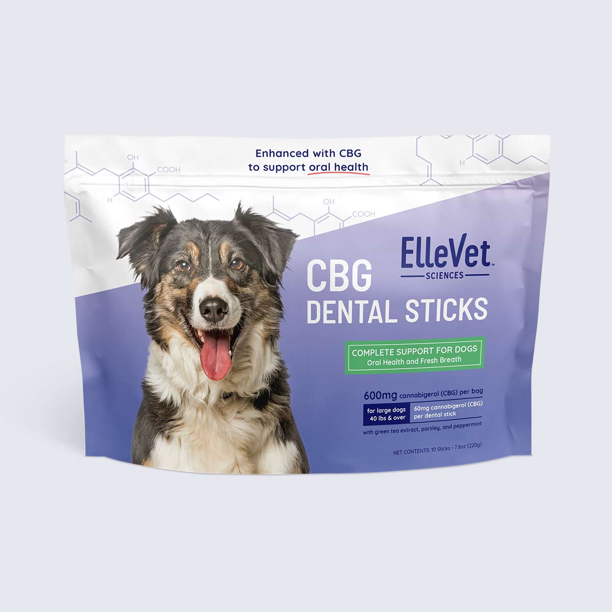 CBG Dental Sticks for Dogs | ElleVet Sciences